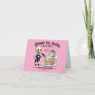Invitación de boda Embrujada Hasta que la Muerte n