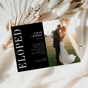 invitación de boda en blanco y negro