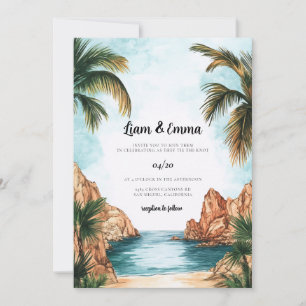 Invitación de boda en Cabo San Lucas México