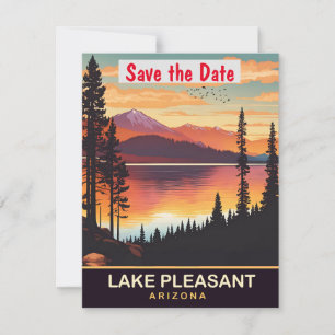 Invitación de boda en el desierto de Lake Pleasant