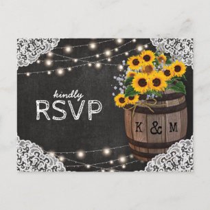 Invitación de boda en la Bodega del Girasol Rústic