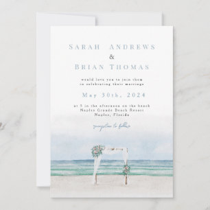 Invitación de Boda en la Playa