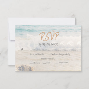 Invitación de boda en la playa Boda en la costa/or
