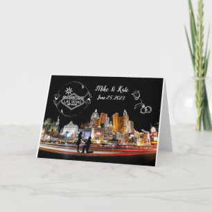 Invitación de boda en Las Vegas