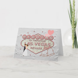 Invitación de boda en Las Vegas