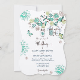 Invitación de Boda en Mason Jars | Invitación de B