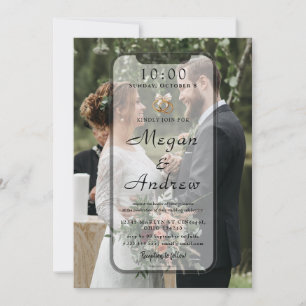 Invitación de Boda en Pantalla de Bloqueo del Telé