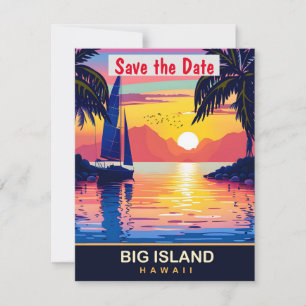 Invitación de boda en velero para la Isla Grande d