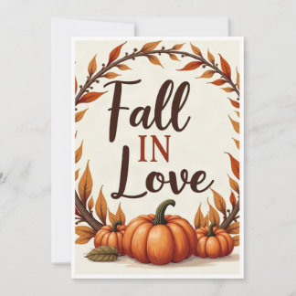 Invitación de boda Enamorarse