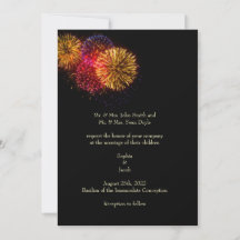 Invitación de boda espumosa