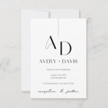 Invitación de boda Ethereal Harmony