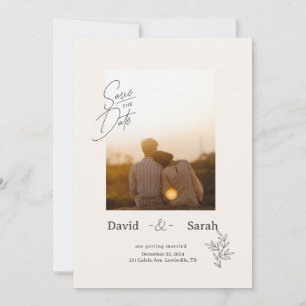 Invitación de boda fácilmente editable