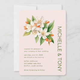 Invitación de Boda Flor de Naranjo