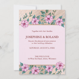 Invitación de Boda Floral