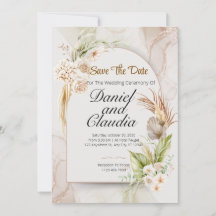 Invitación de Boda Floral