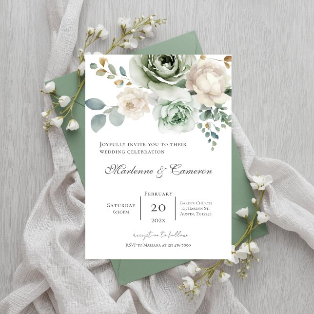 Invitación de Boda Floral Boho (Subido por el creador)