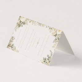 Invitación de boda floral de lujo