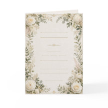 Invitación de boda floral de lujo