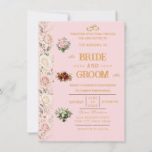 Invitación de Boda Floral Elegante