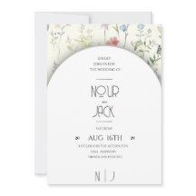 Invitación de Boda Floral Elegante – Personalizabl