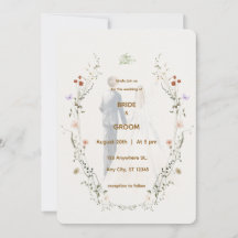 Invitación de Boda Floral Elegante | Romántica