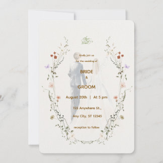 Invitación de Boda Floral Elegante | Romántica