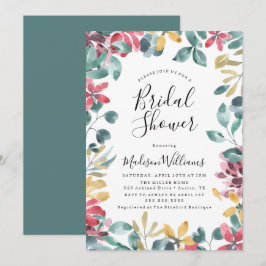 Invitación de boda floral Elegantes Flores