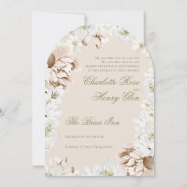 Invitación de Boda Floral Fiesta en el Jardín