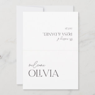 Invitación de boda floral francesa verde salvia to