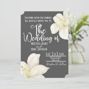 Invitación de boda Floral Lily