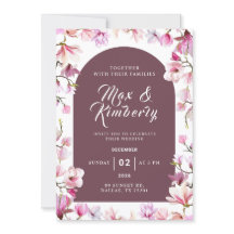 Invitación de Boda Floral Romántica