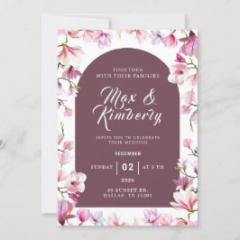 Invitación de Boda Floral Romántica