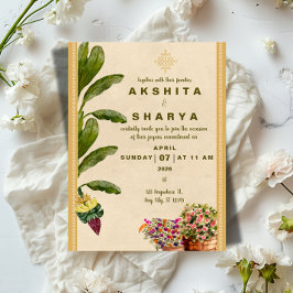 Invitación de Boda Formal Tradicional