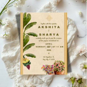 Invitación de Boda Formal Tradicional
