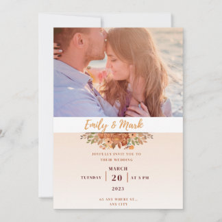 invitación de boda fotográfica