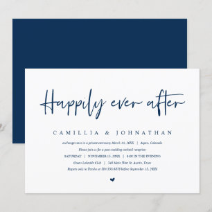 Invitación de Boda Fugaz, Fiesta Feliz para Siempr