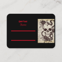 invitación de boda gótica