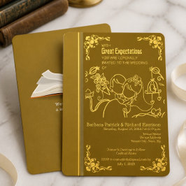 Invitación de boda Grandes Esperanzas