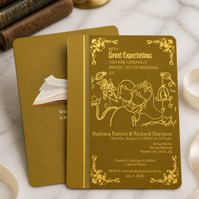 Invitación de boda Grandes Esperanzas (Subido por el creador)