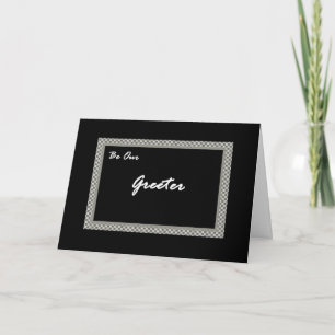 Invitación de boda GREETER