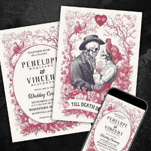 Invitación de boda hasta que la muerte