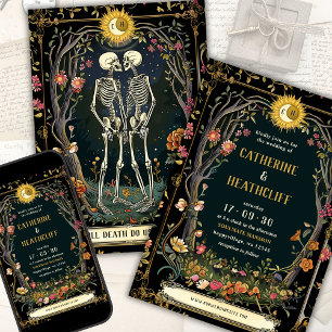 Invitación de Boda Hasta que la Muerte nos Separe