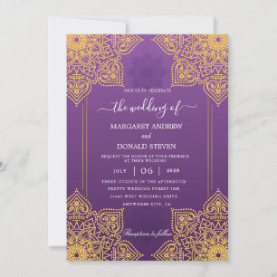 invitación de boda india