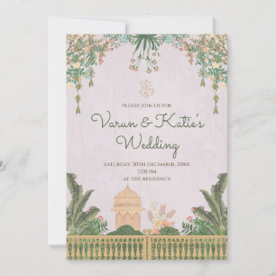 Invitación de boda india como tarjeta de boda Digi