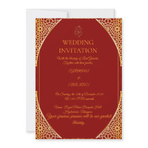 Invitación de boda india editable