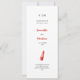 Invitación de boda inspirada en la belleza elegant