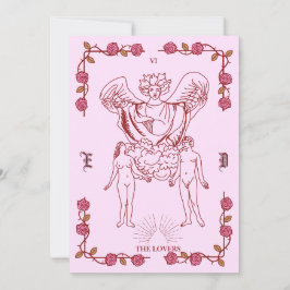 Invitación de boda inspirada en Tarot
