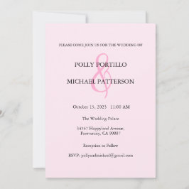 Invitación de Boda, Invitación de Boda Clásica