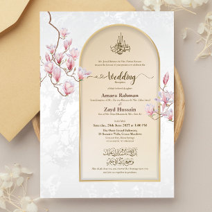 Invitación de Boda Islámica Nikah con Bismillah