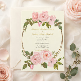 Invitación de boda Jardín de Rosas Rosadas